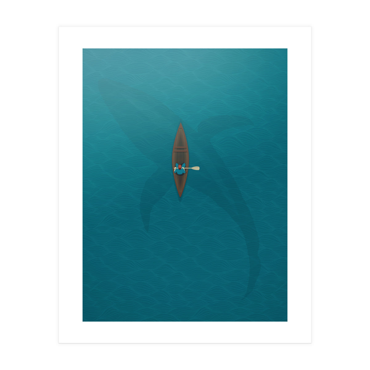 The man and the sea (Print Only)