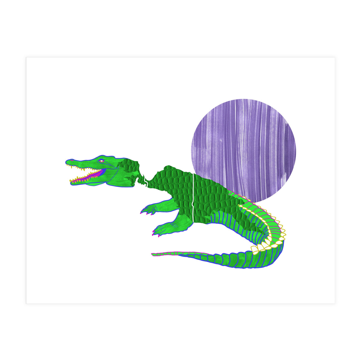 New Guinea Crocodile (Print Only)