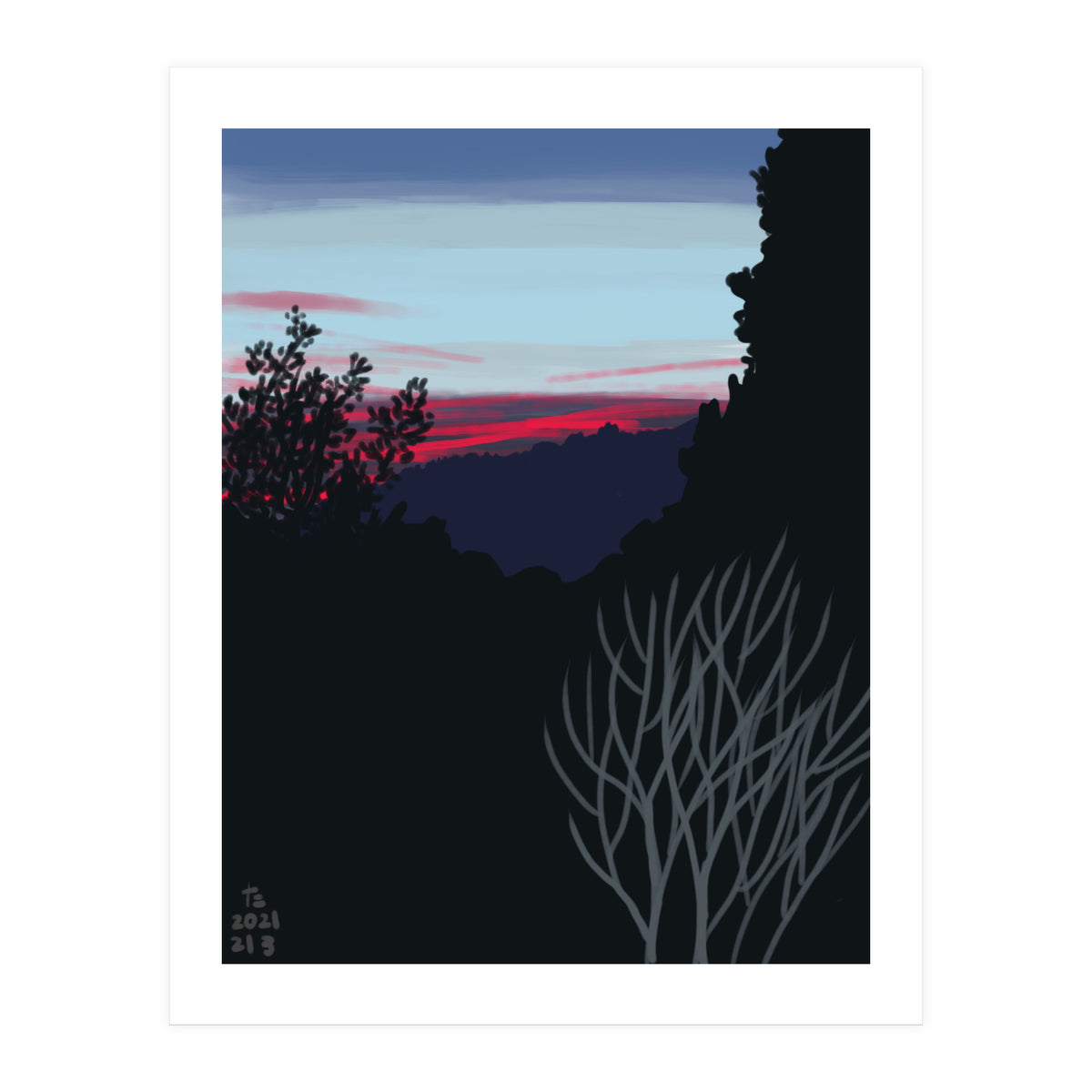 A Second Before Darkness (Print Only)