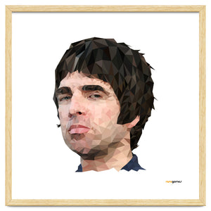 Noel Gallagher Low Poly by Rafa Gomes