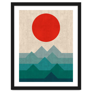 Geometric landscape I by Vitor Costa