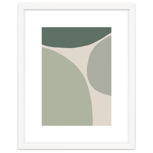 Mint Abstract by Julia illustra