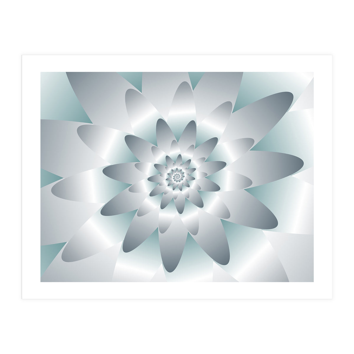 Swirl Flower Pattern (Print Only)