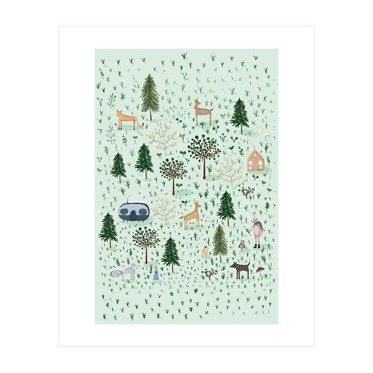 Tiny Forest (Print Only)