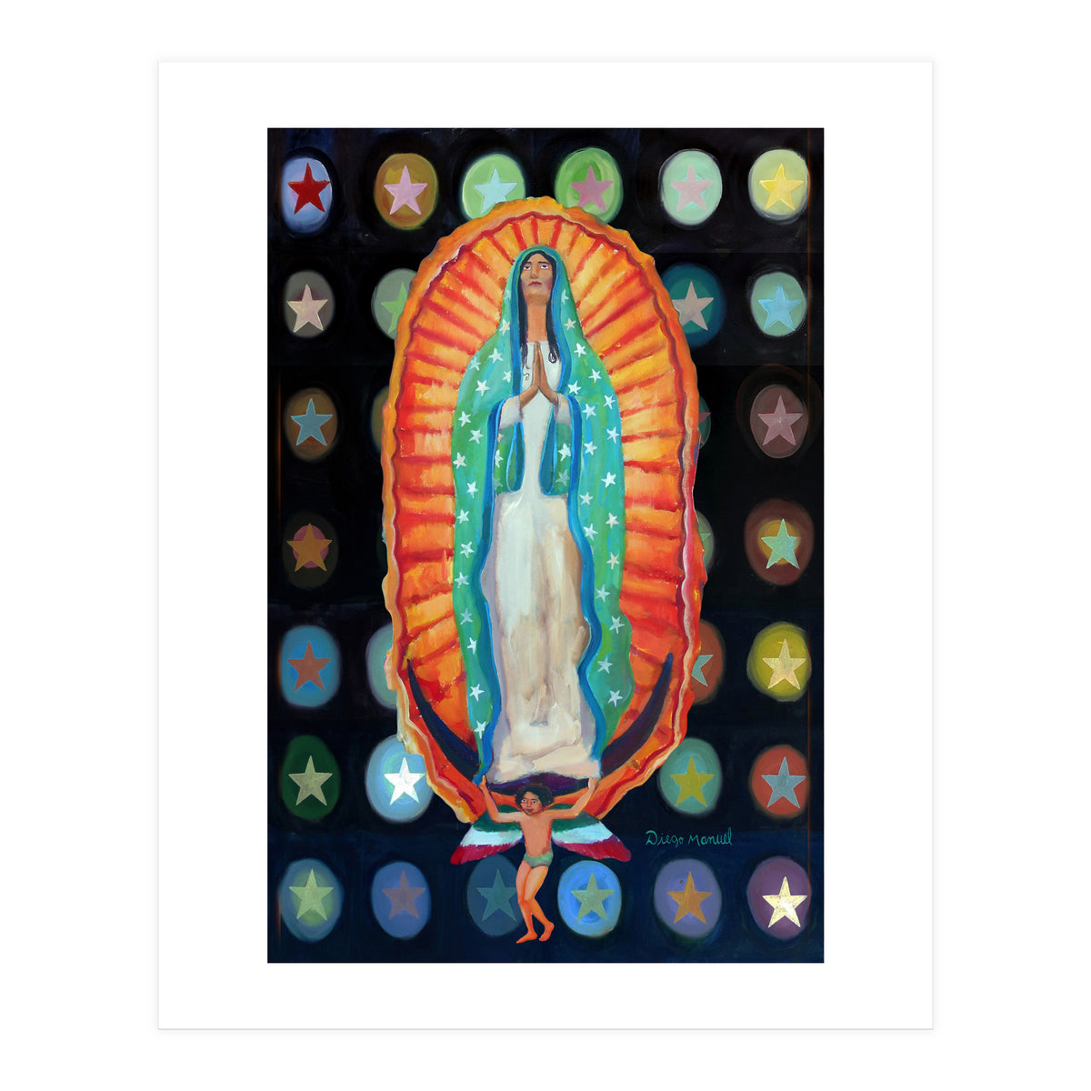 Virgen De Guadalupe 10 (Print Only)