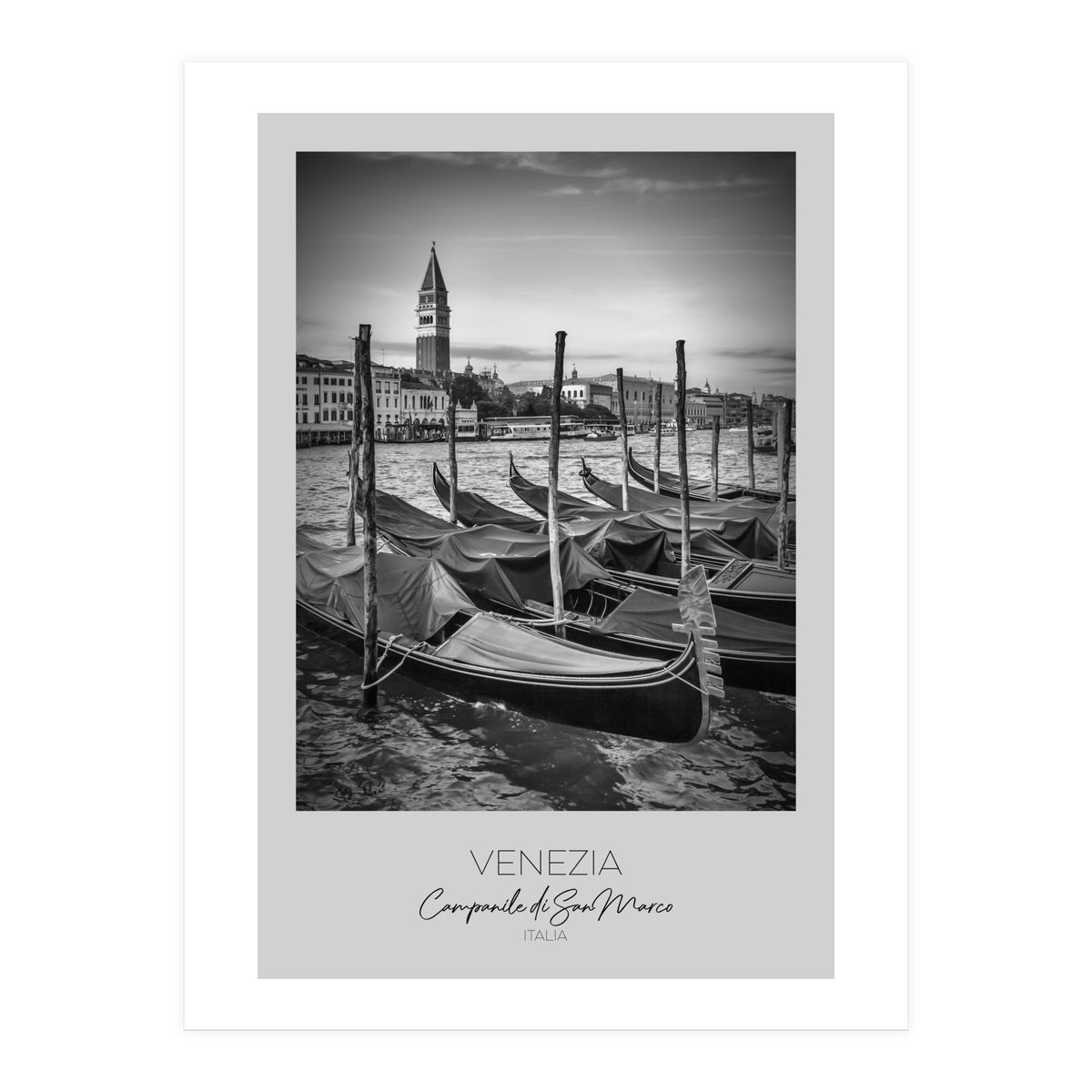In focus: VENICE Grand Canal and St Mark's Campanile (Print Only)