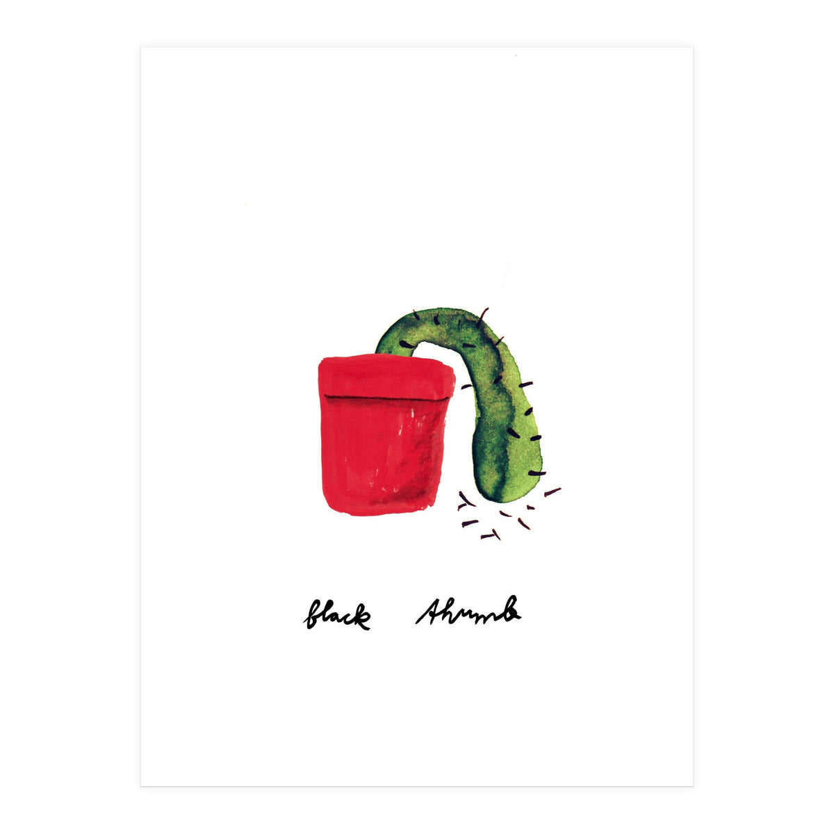 Black Thumb (Print Only)