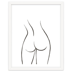 Female butt line by Doriscici