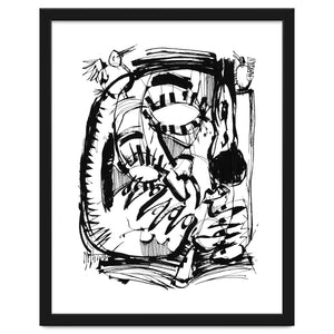 The Scholar - b&w by 5wingerone