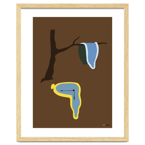 La Persistencia De La Memoria Minimalist by Rafa Gomes