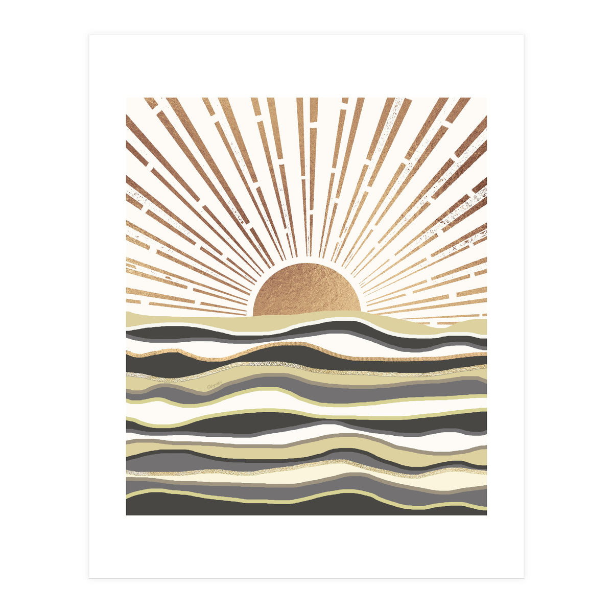 Sun Breeze-Vanilla shade (Print Only)