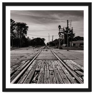 Railroad Crossing by Ray Morgan
