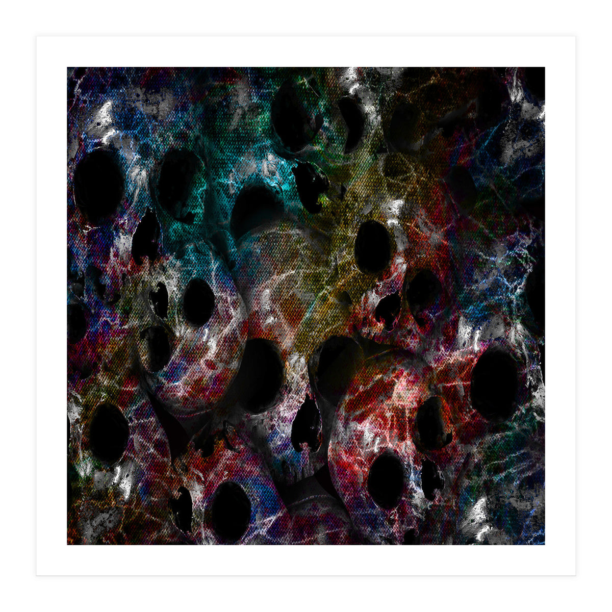 Skulls Colors (Print Only)