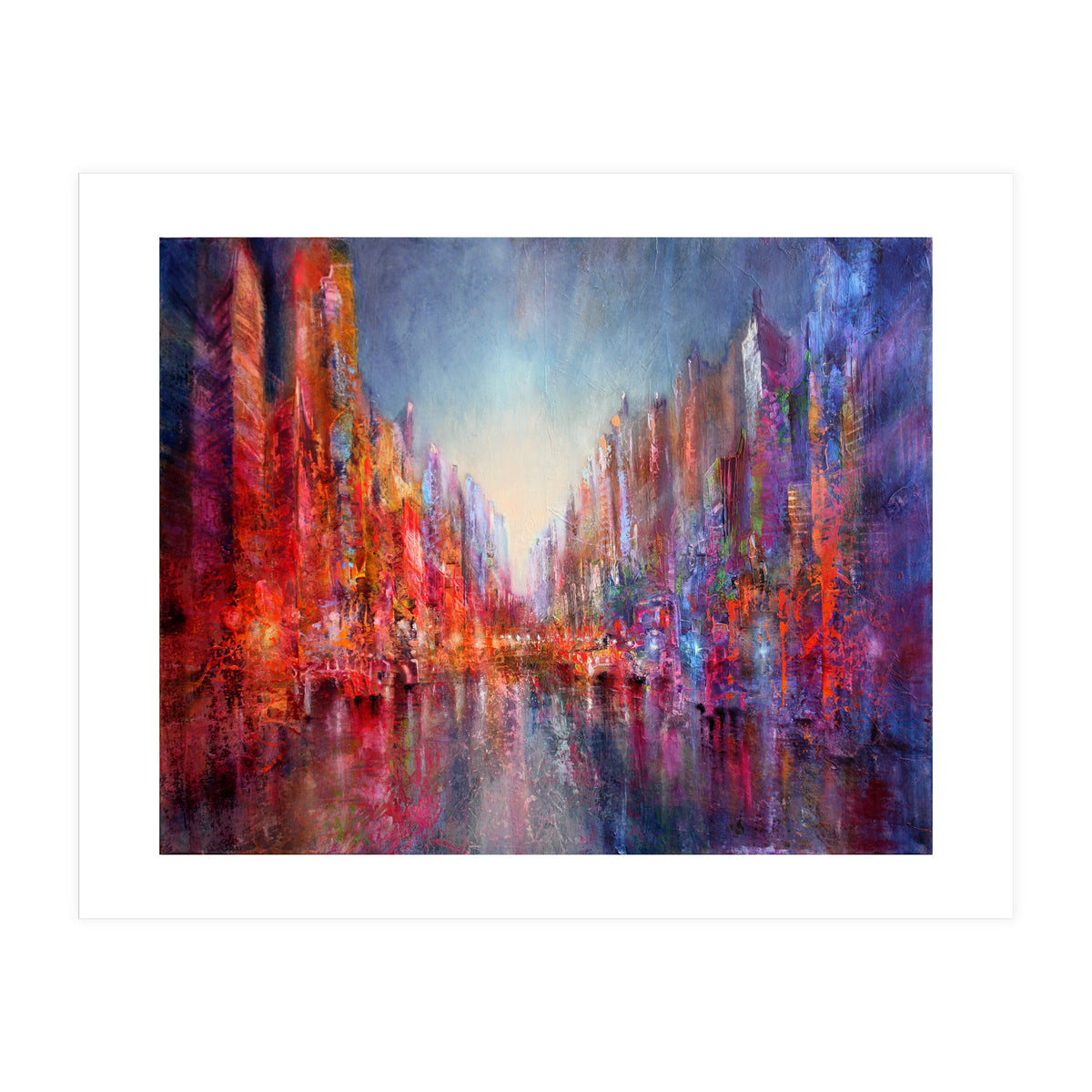 Stadt Am Fluss - city on the riverside (Print Only)