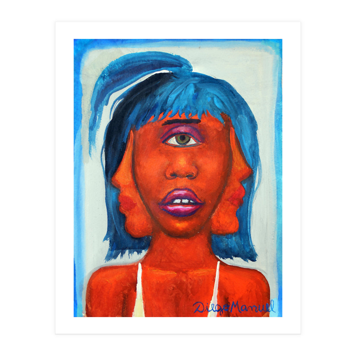 Cabeza De Mujer 8 (Print Only)