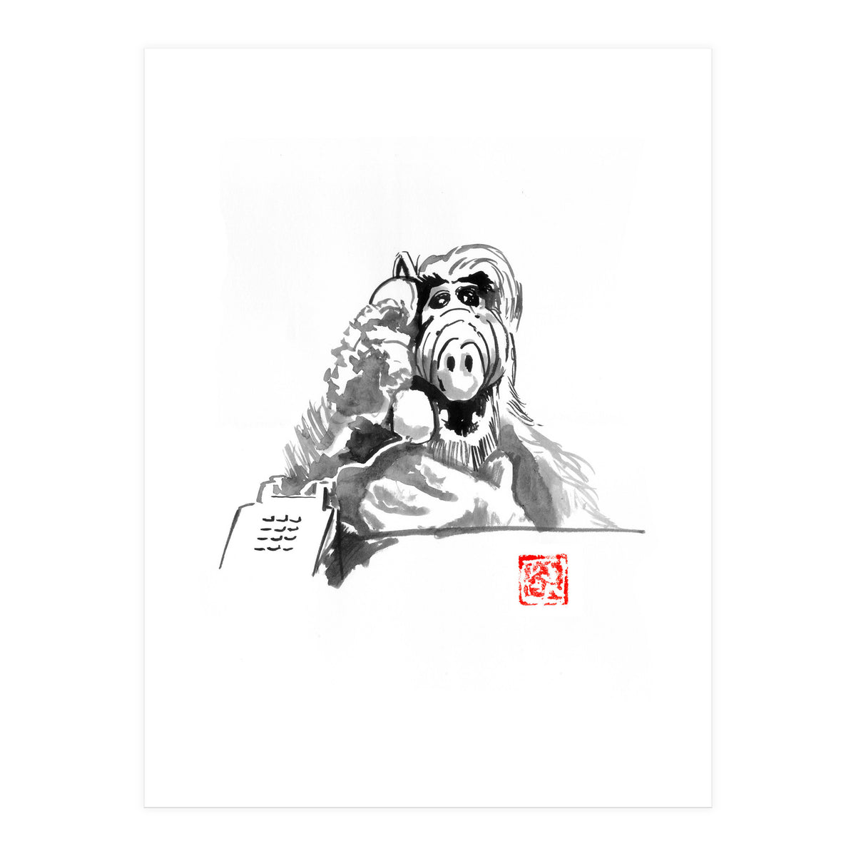 Alf Phoning (Print Only)