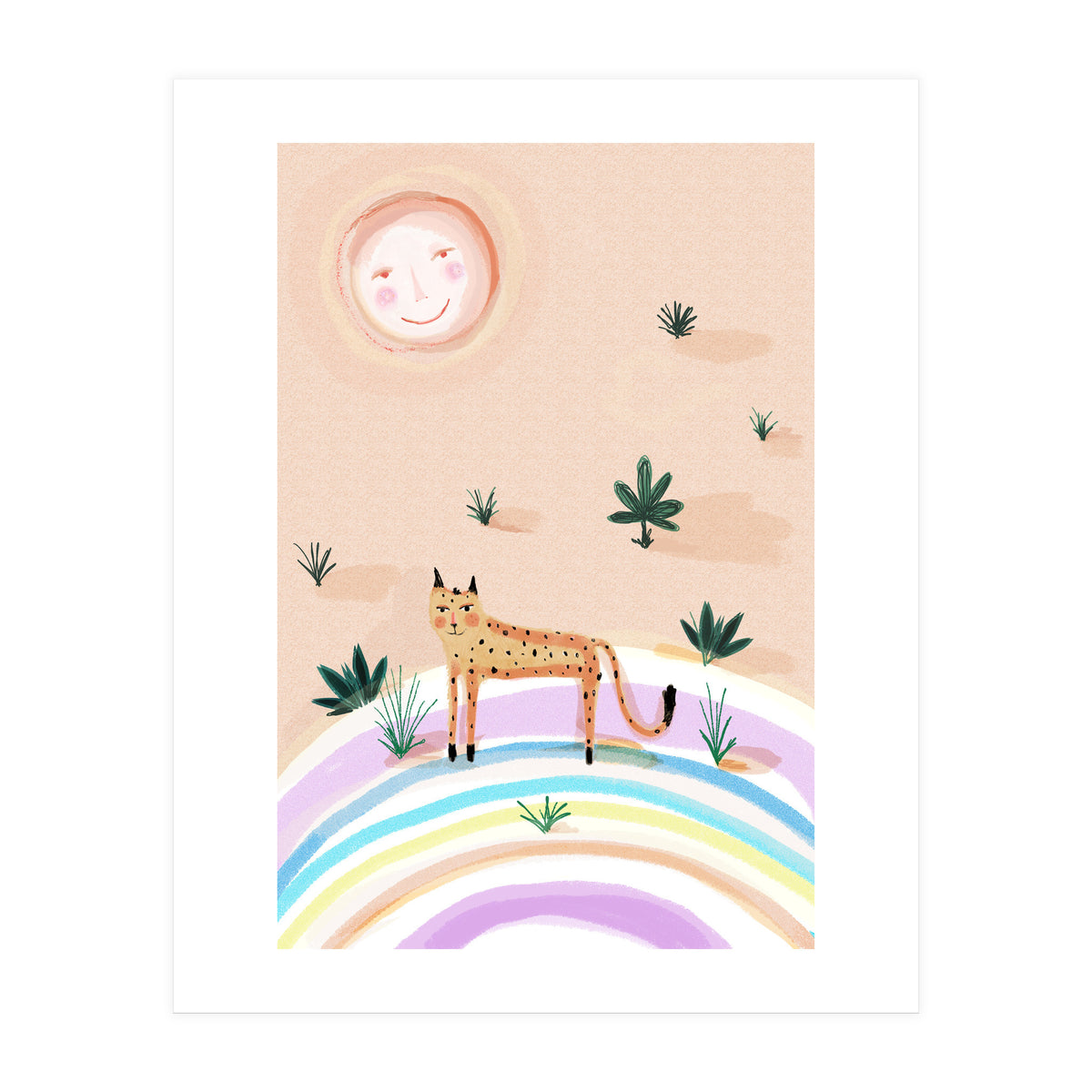 Rainbow Leopard (Print Only)