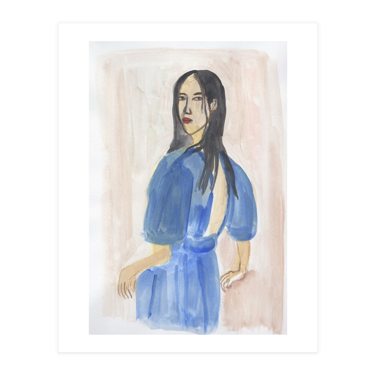 The Blue Dress (Print Only)