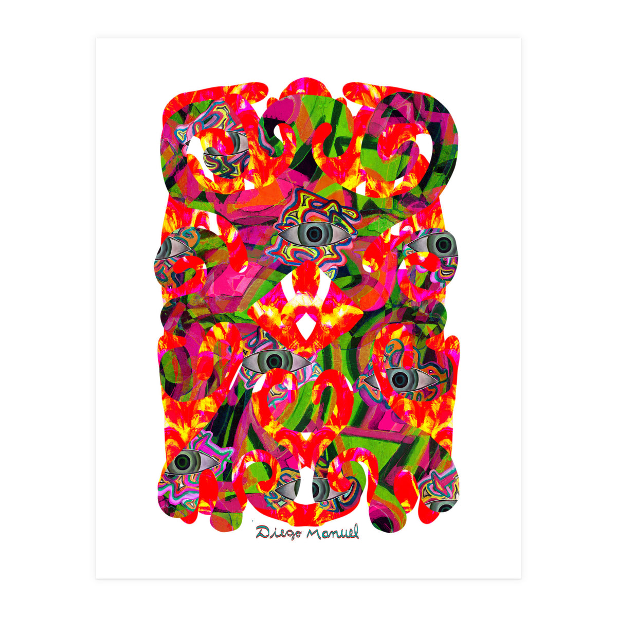 Pop Abstract Asimetrico 35 Copia (Print Only)