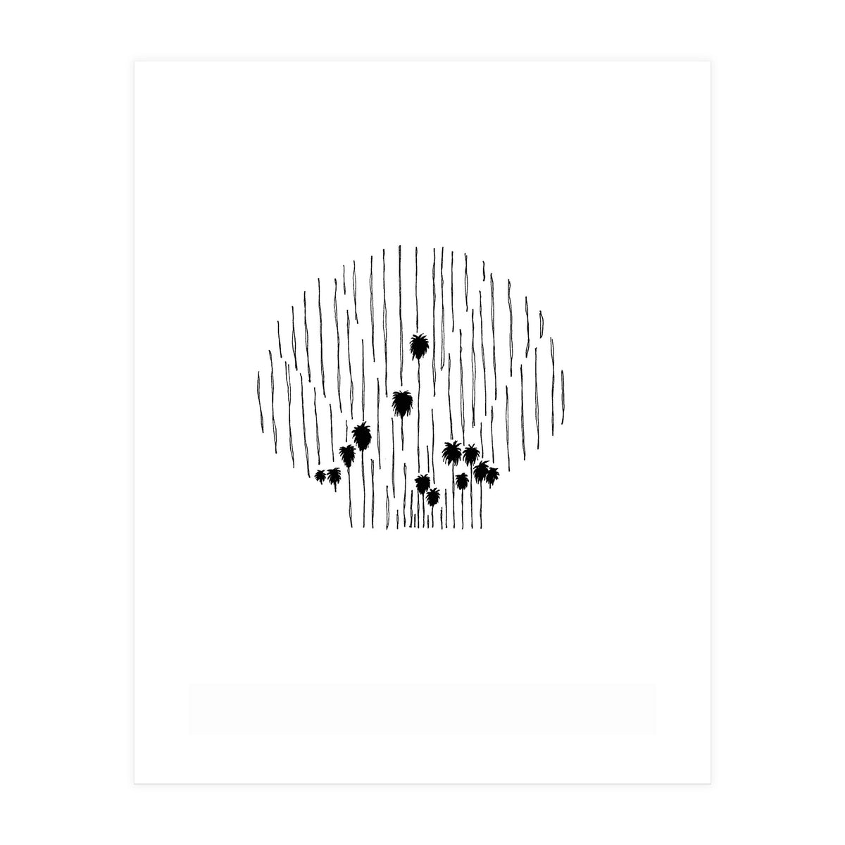 Salt&surf Palmtree Scallop (Print Only)