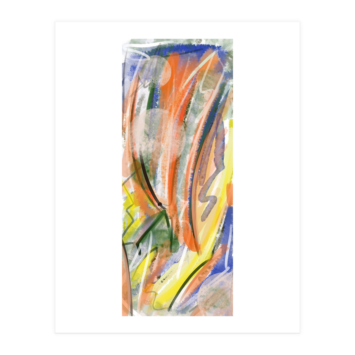 Many Colors And More Colors (Print Only)