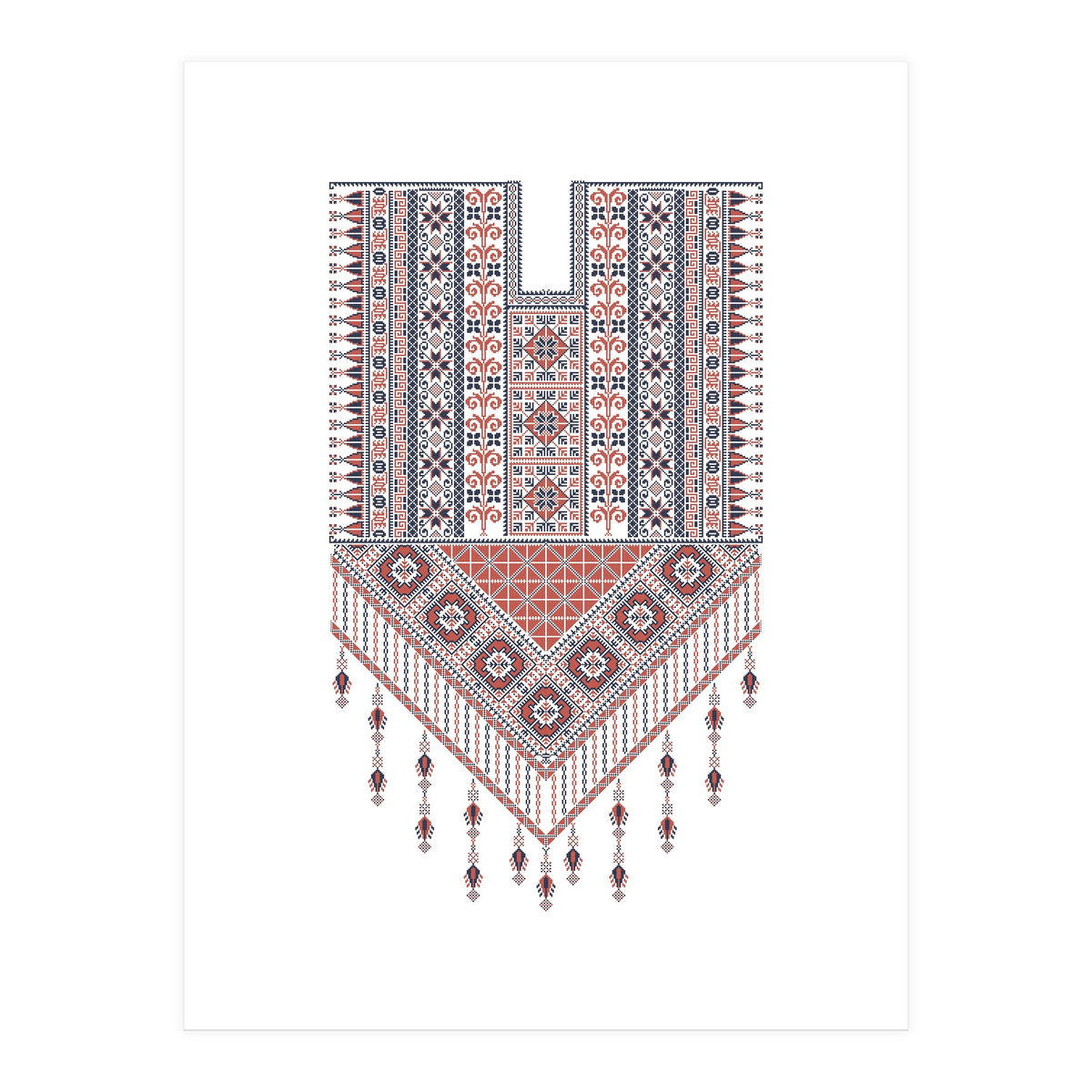 Tatreez Ornament 16 (Print Only)