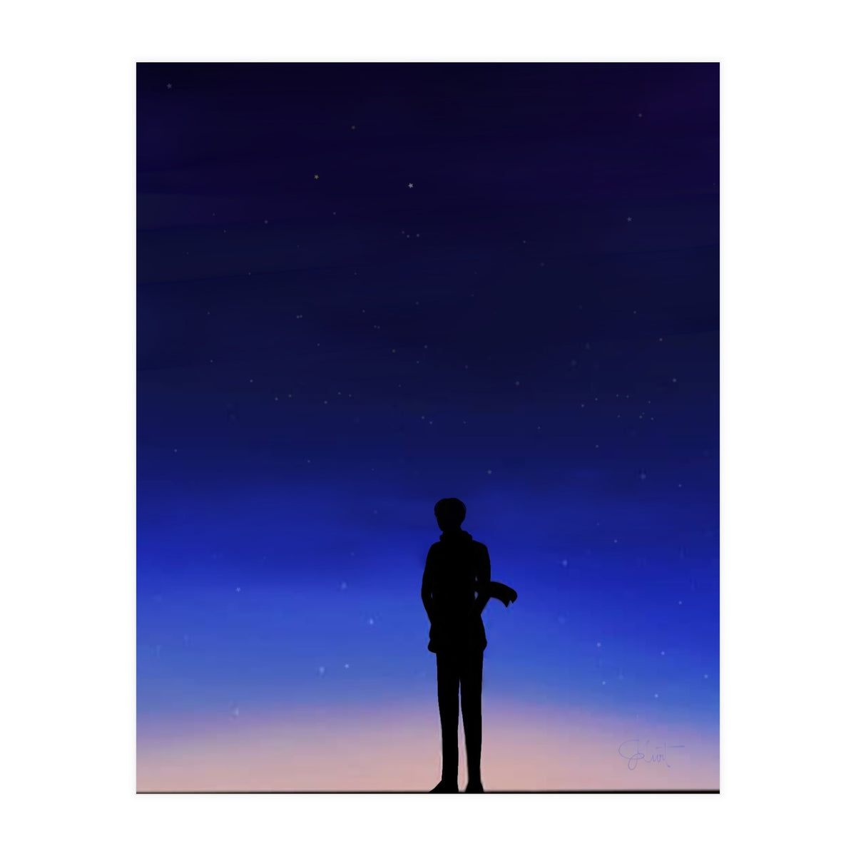 Forlornly, (Print Only)