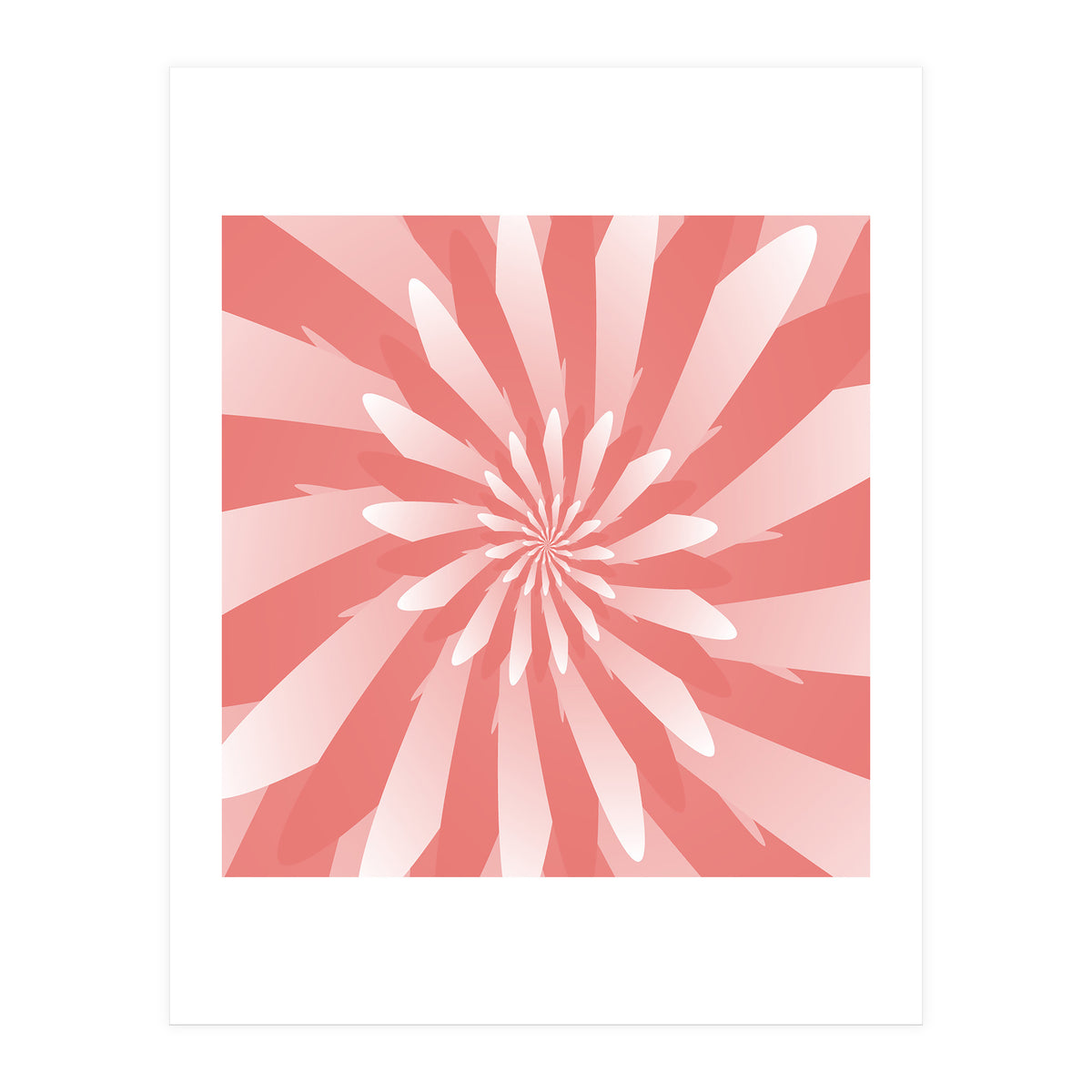 Flower Pattern Spiral (Print Only)