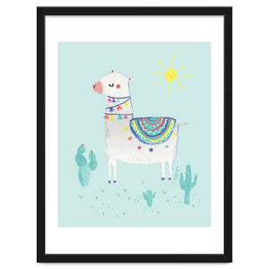 Sunshine Llama by lauradidthis
