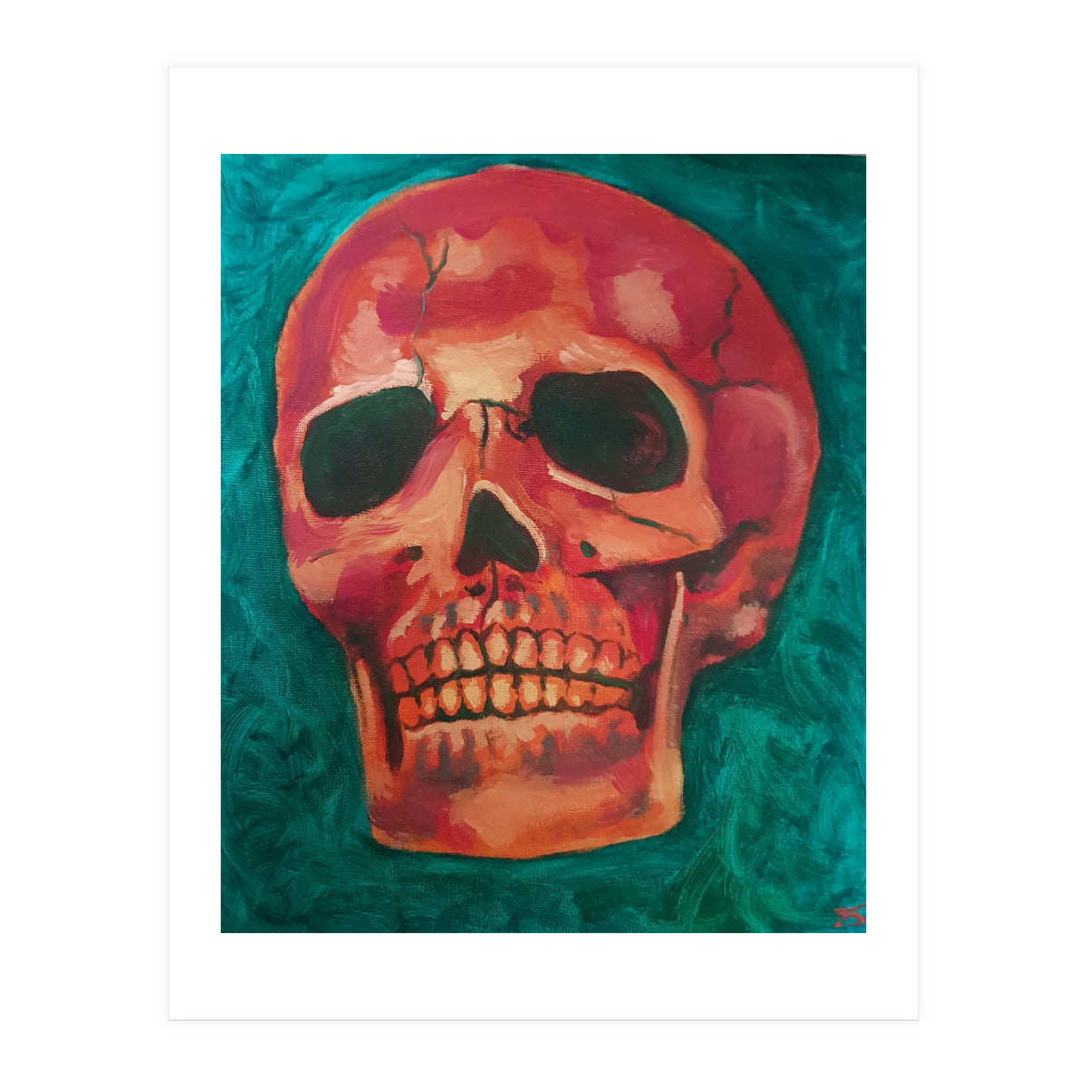 evil skull (Print Only)