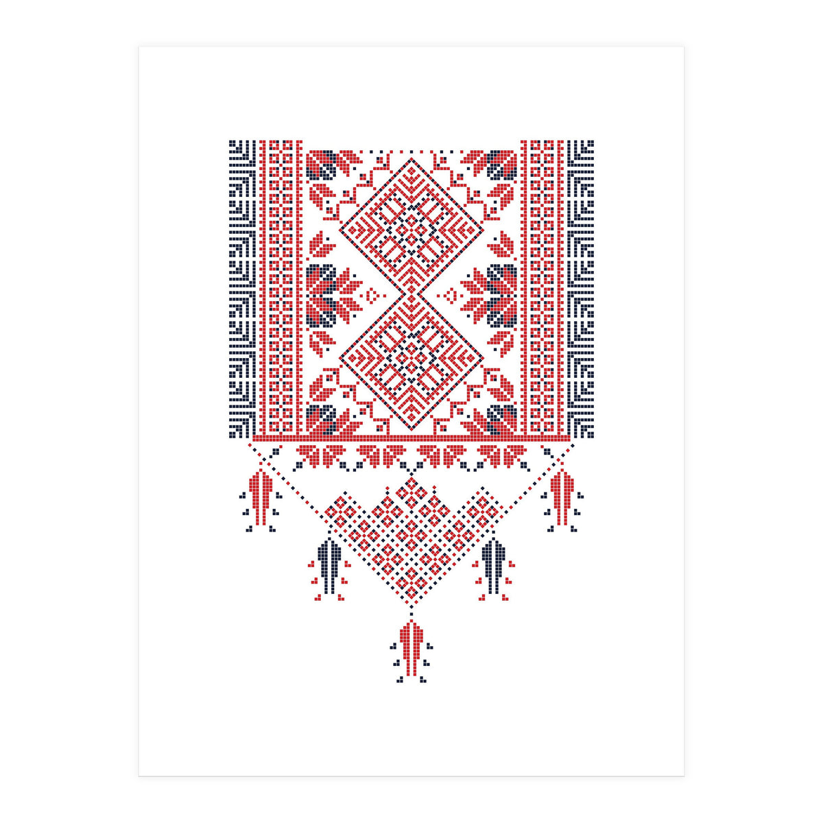 Tatreez Ornament 11 (Print Only)