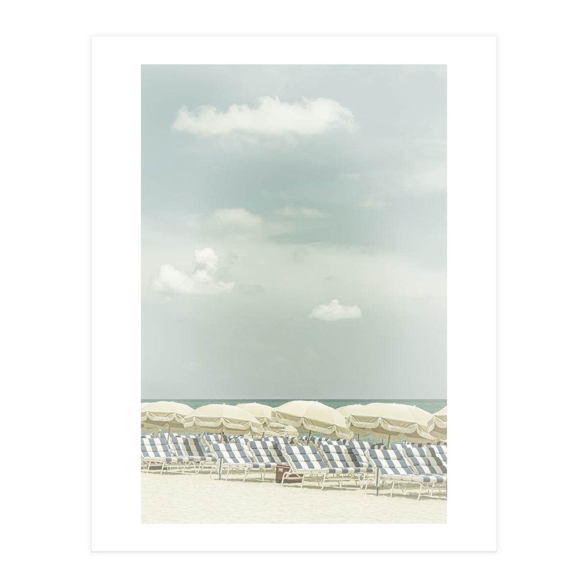 Vintage beach scene (Print Only)