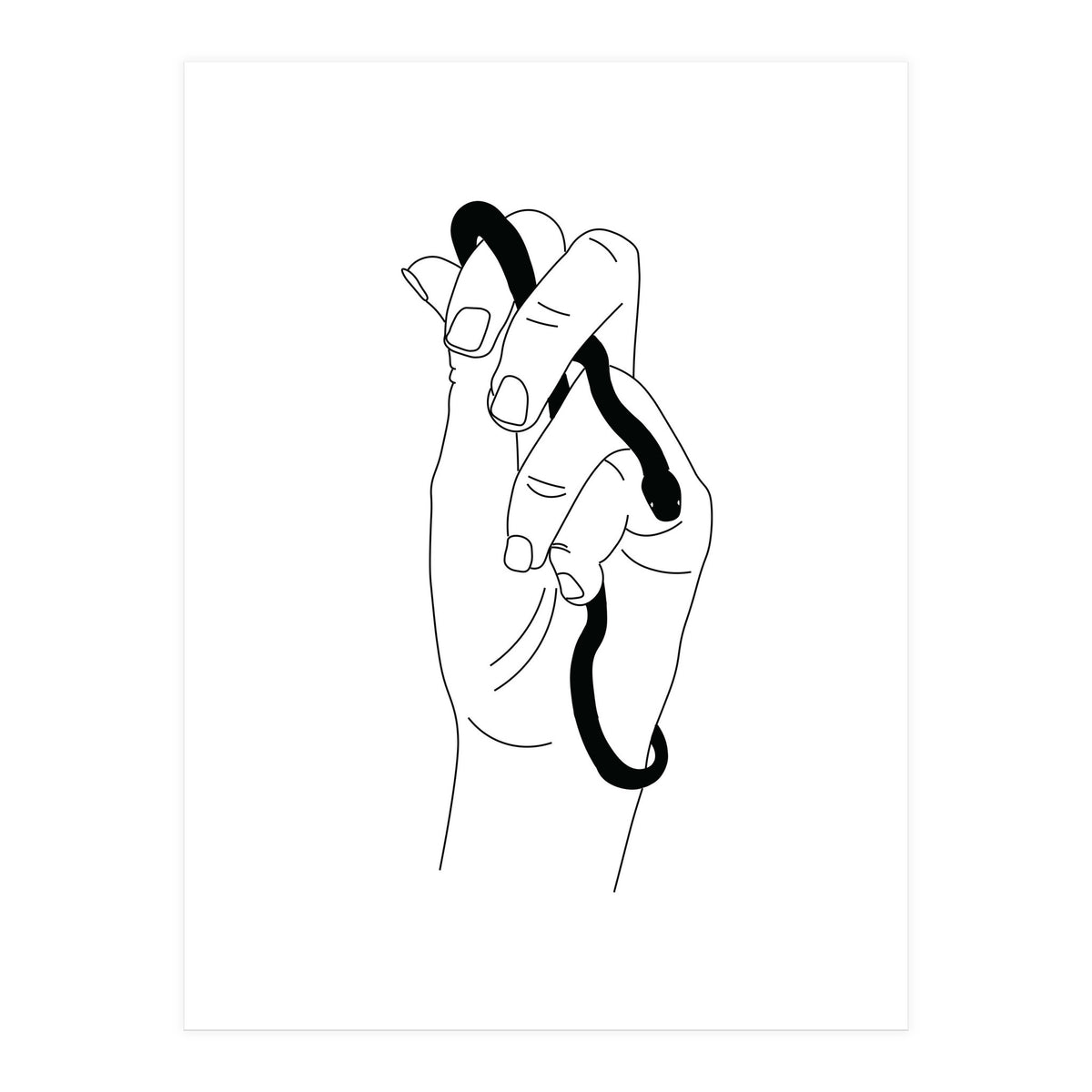 Snake Palm 2 (Print Only)