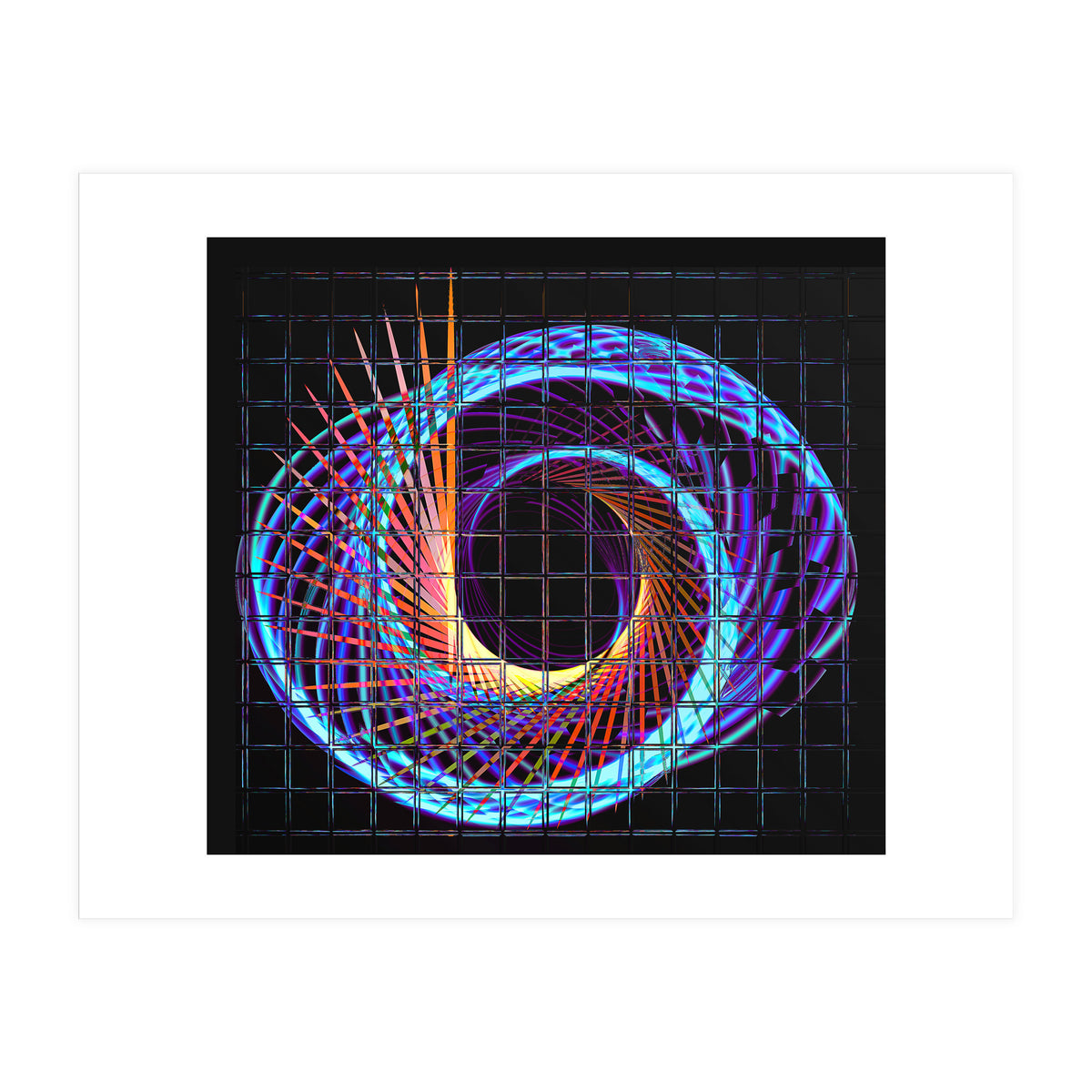 Illuminated helix #2 (Print Only)