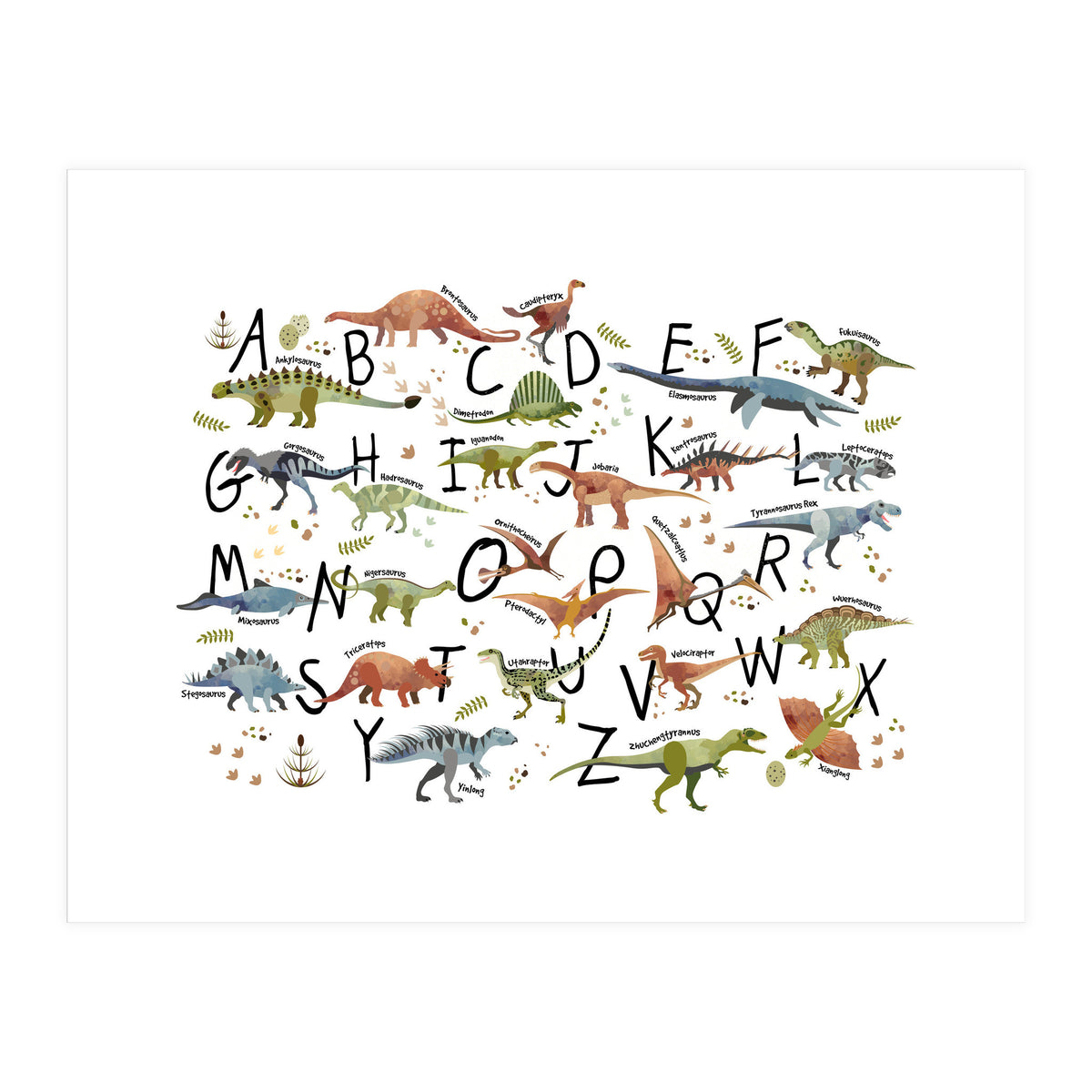 Dinosaur Alphabet (Print Only)