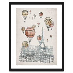 Voyages Over Paris by Fleck