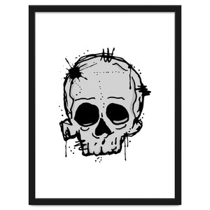 Skull scribble sketch by Linespace-001