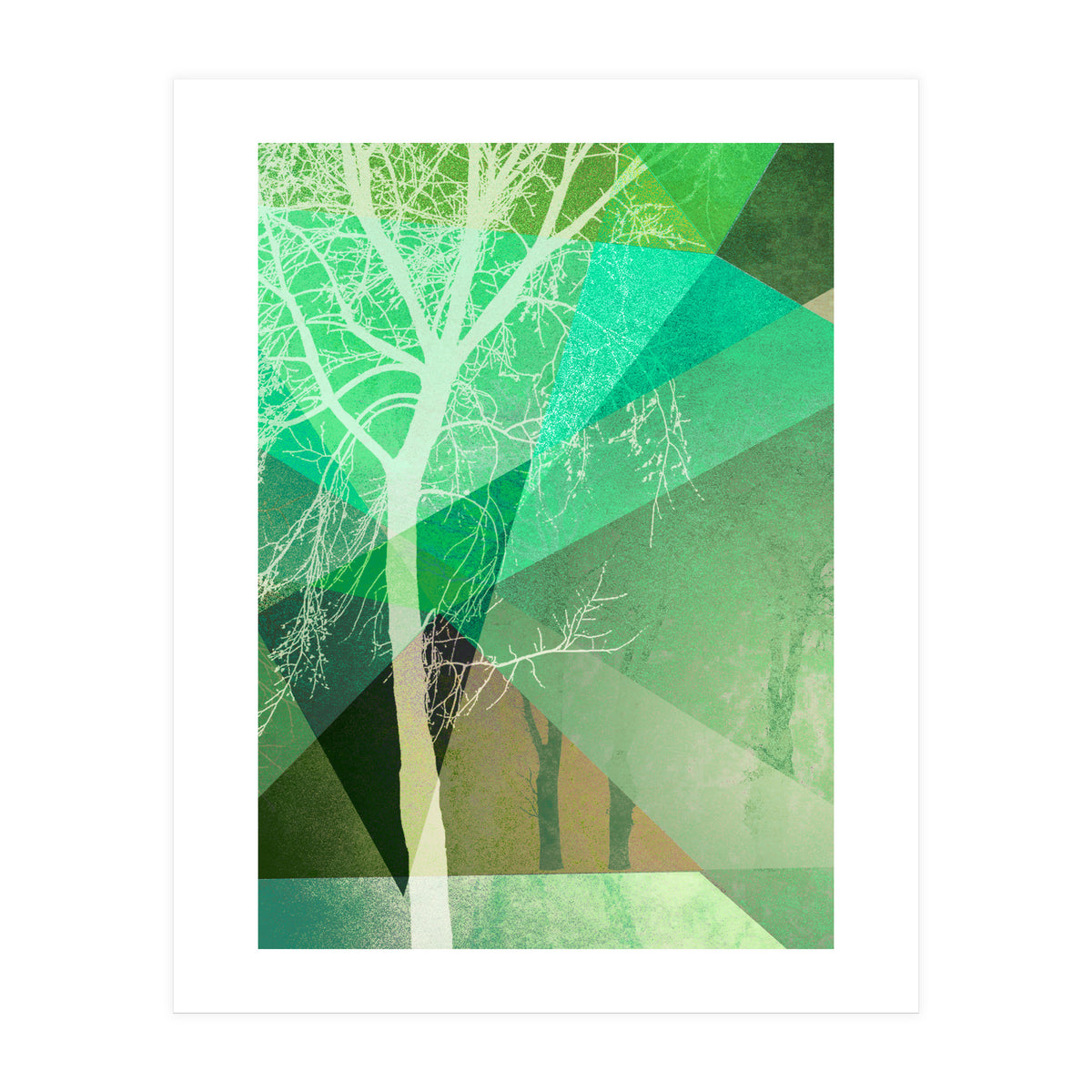 P22 B Trees And Triangles (Print Only)