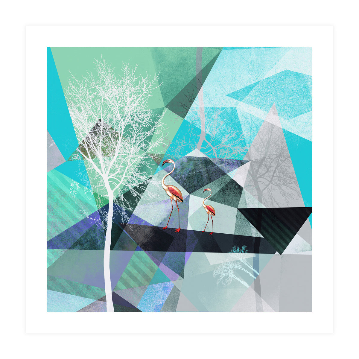 FLAMINGOS P19-A2 (Print Only)