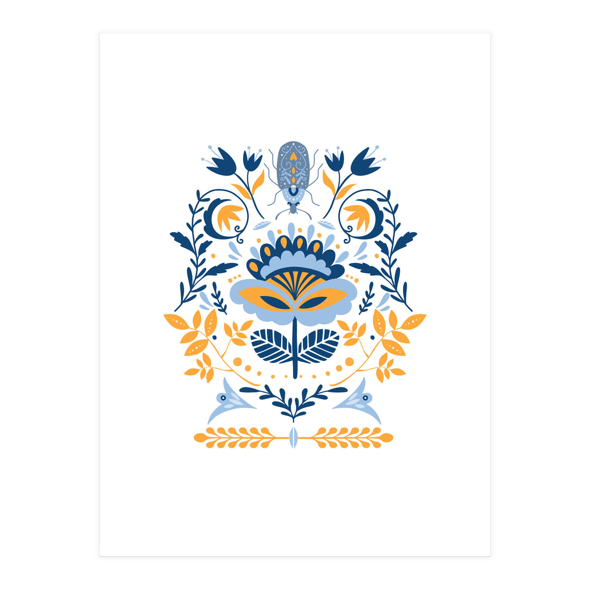 Scandinavian Folk Study 011 (Print Only)