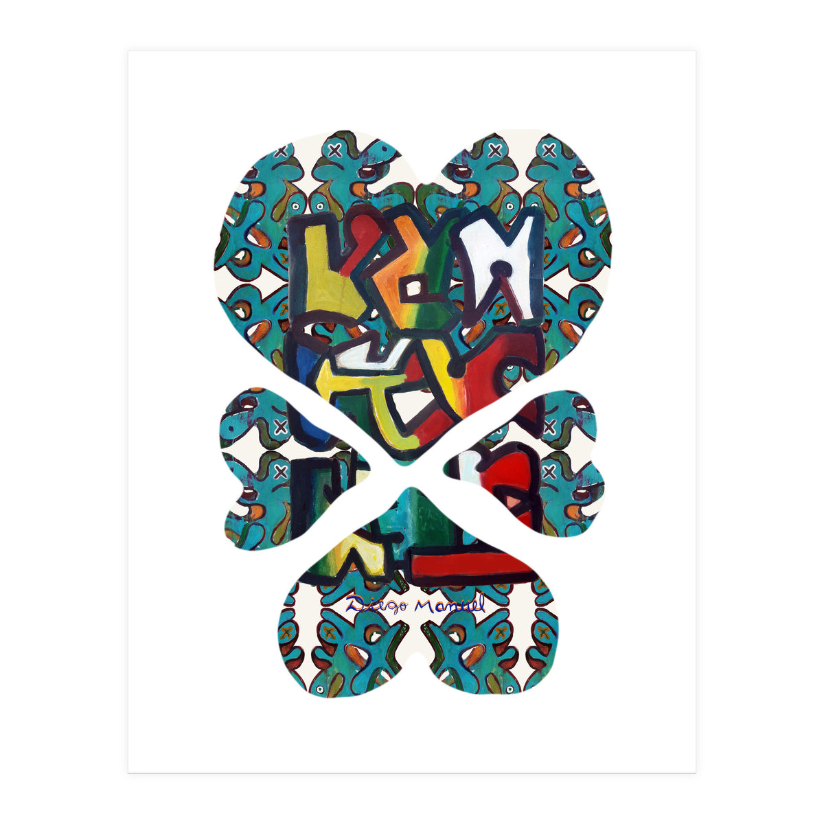 4 Corazones 7 (Print Only)