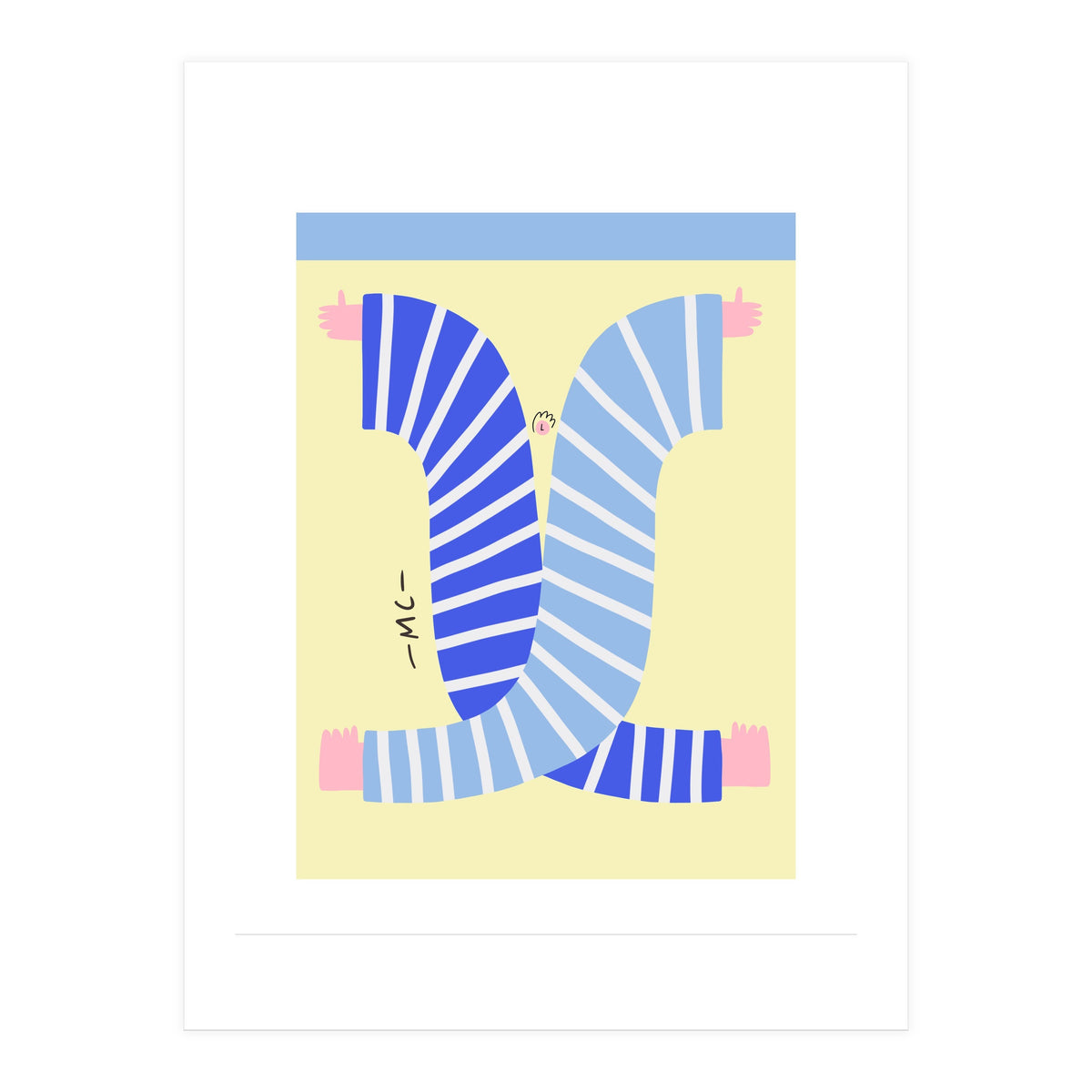 Yogis At The Beach (Print Only)
