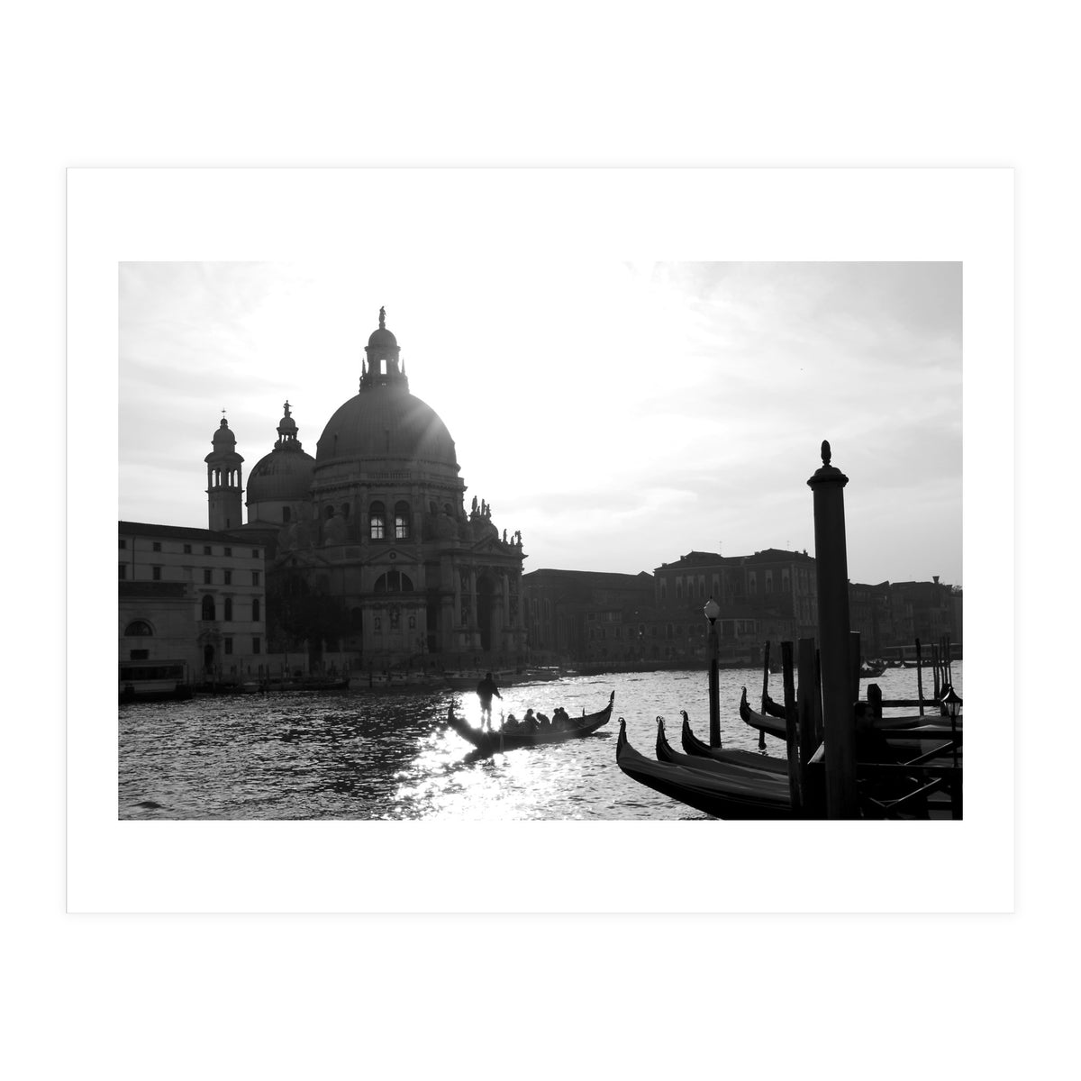 Romantic Venice Gondula (Print Only)