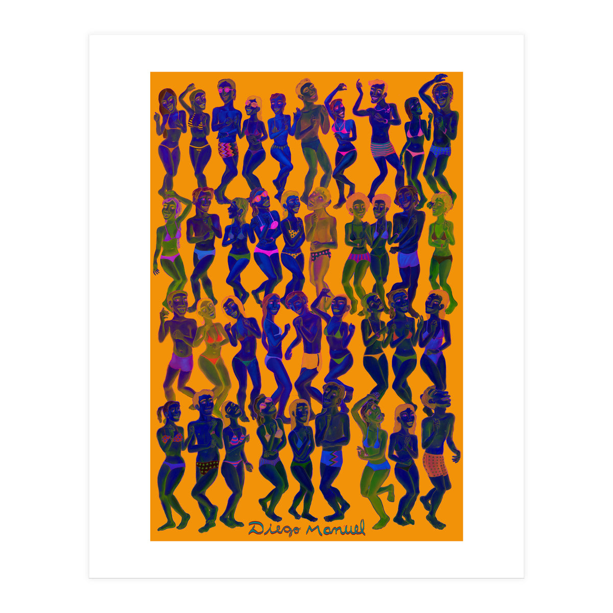 Bailando En La Playa 2 (Print Only)