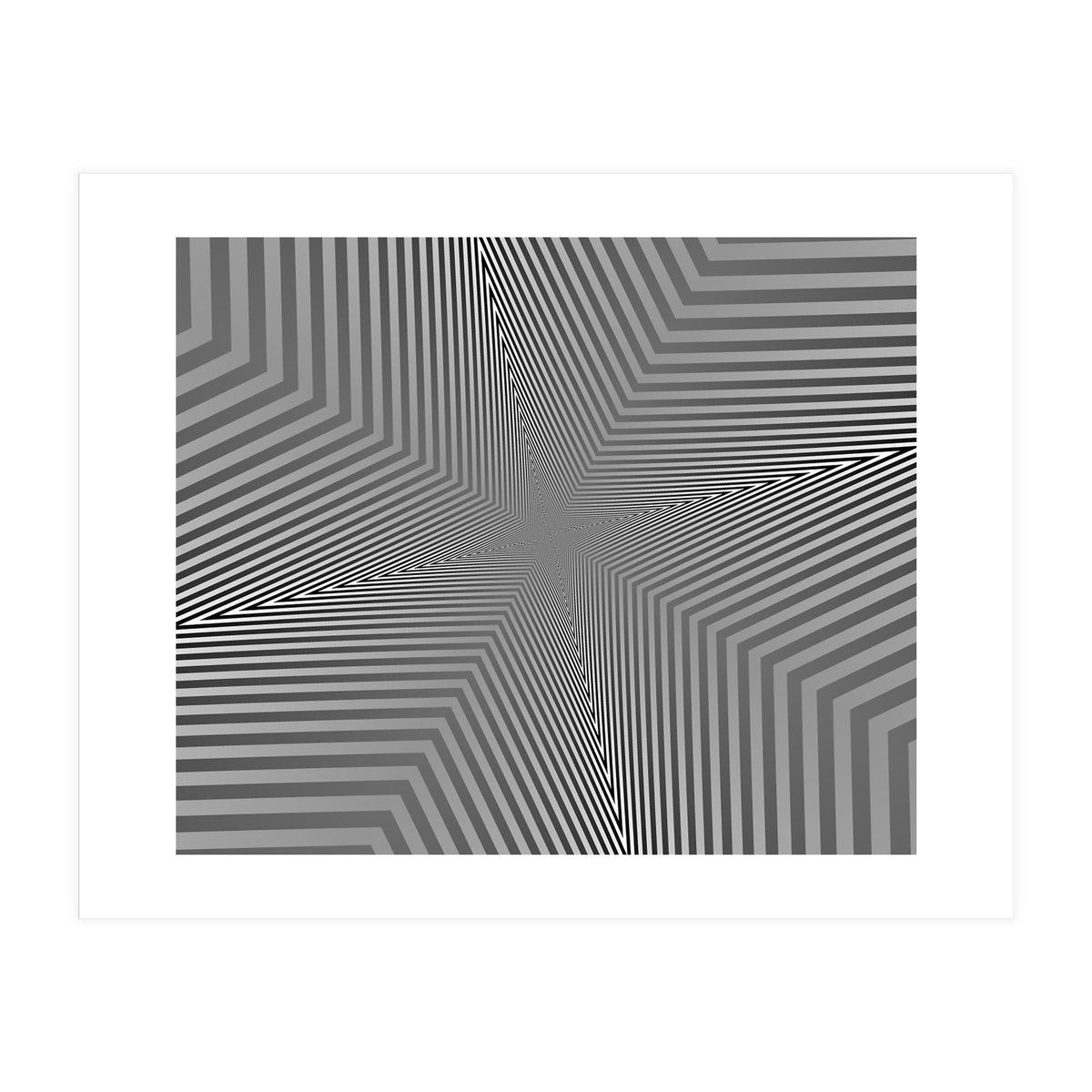Abstract Triangle Pattern Geometric (Print Only)