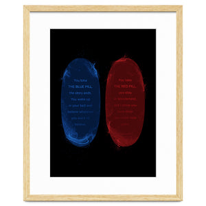 Red Blue Pills The Matrix by Nikita Abakumov
