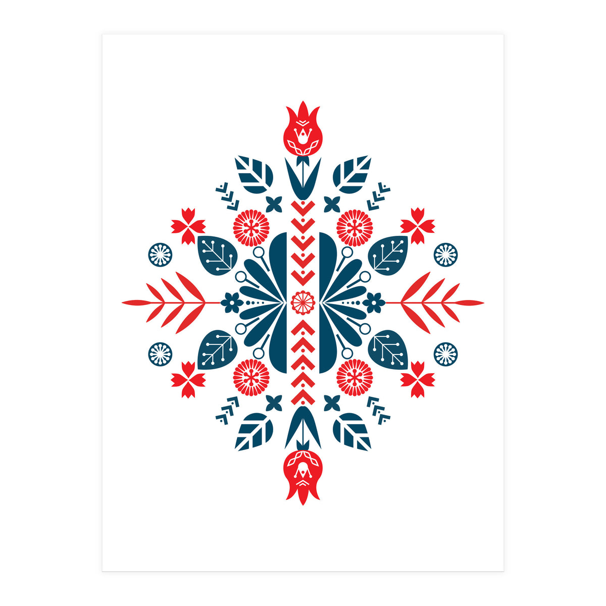 Scandinavian Folk Patterns (Print Only)