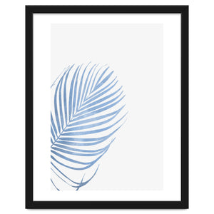 Blue Palm Leaf by Susu