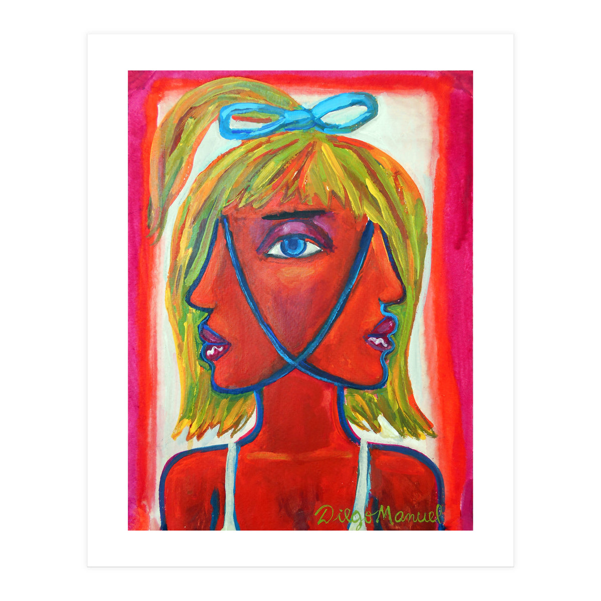 Cabeza De Mujer 9 (Print Only)