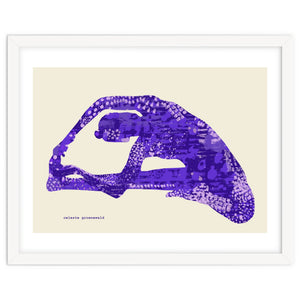 Parivrtta Janu Sirsasana in Purple by Celeste Groenewald